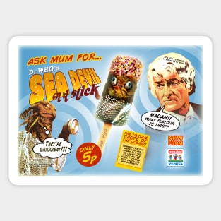 Sea Devil Ice Lolly Sticker